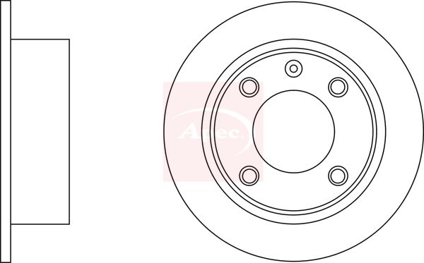Apec Brake Disc DSK171 - image 2