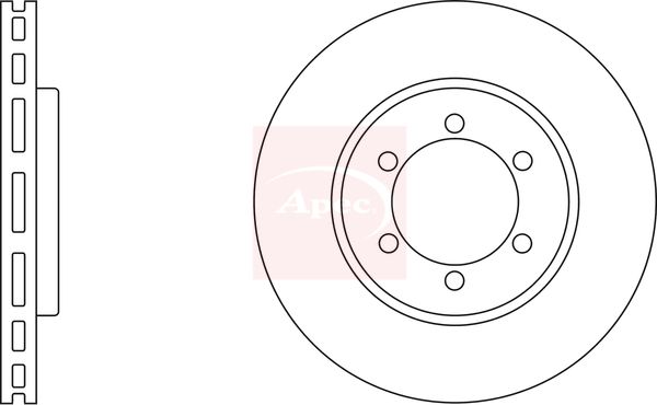 Apec Brake Disc DSK2071 - image 2