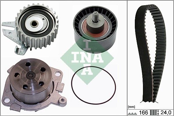 INA Timing Belt Kit & Water Pump 530022630 - image 2