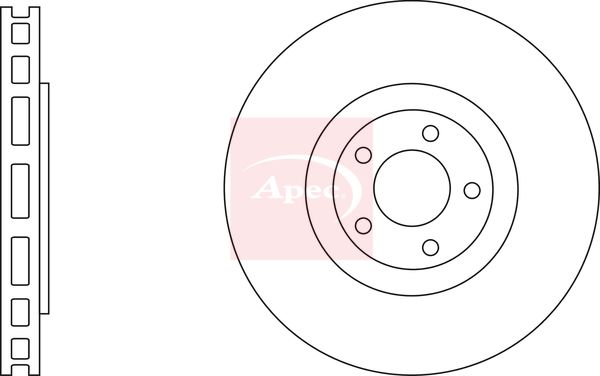 Apec Brake Disc DSK3202 - image 2