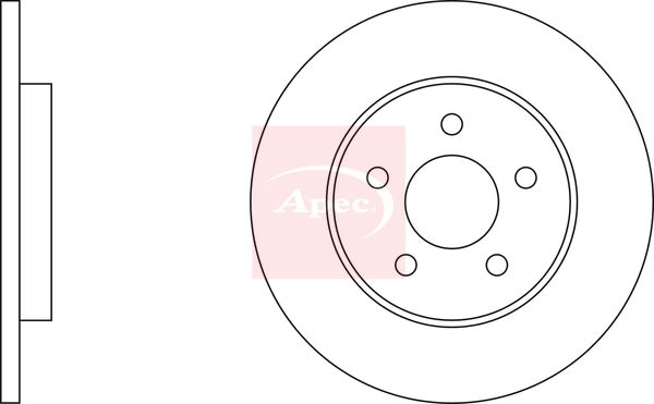 Apec Brake Disc DSK2058 - image 2