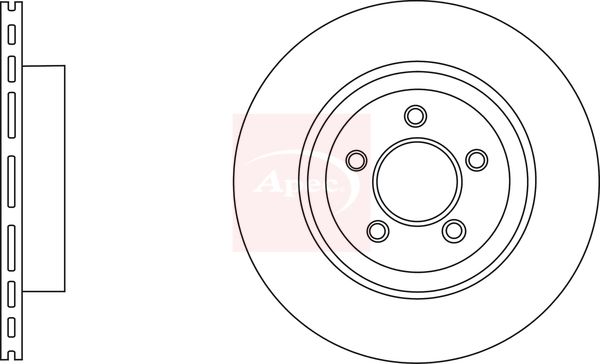 Apec Brake Disc DSK2899 - image 2