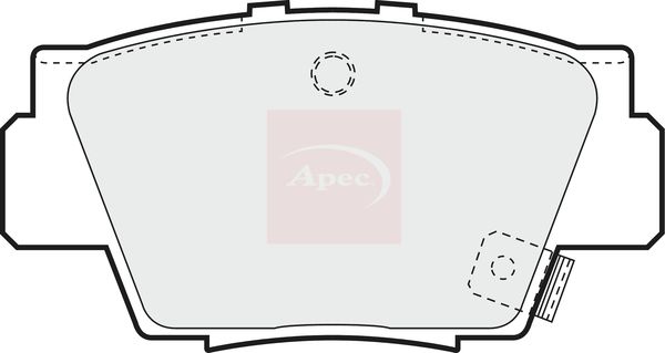 Apec Brake Pads Set PAD860 - image 2