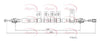 Apec Handbrake Cable CAB1866 thumbnail