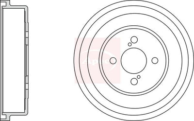 Apec Brake Drum DRM9973