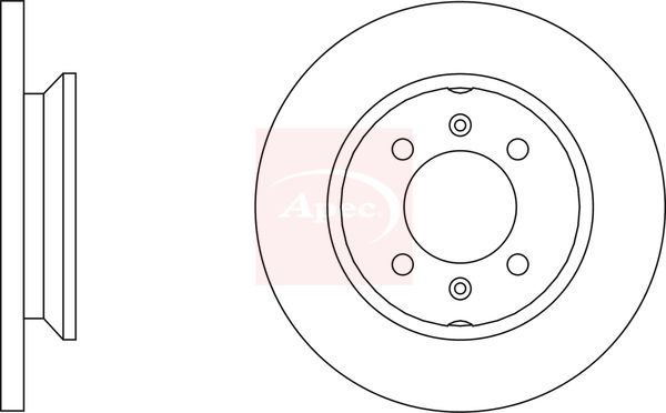 Apec Brake Disc DSK136 - image 2