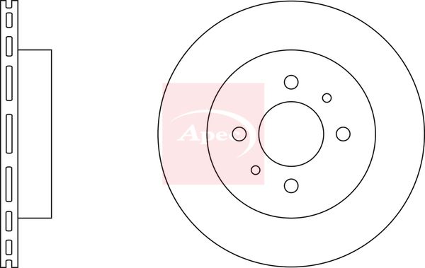 Apec Brake Disc DSK2237 - image 3