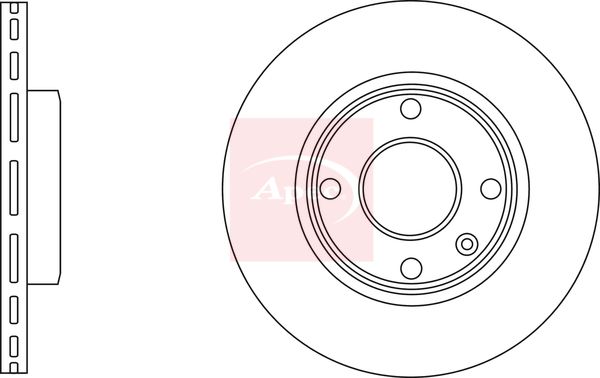 Apec Brake Disc DSK3180 - image 3
