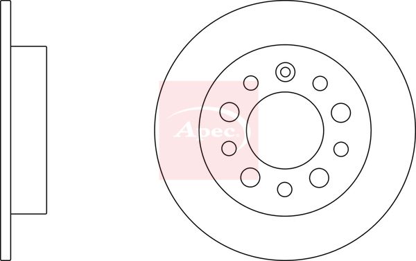 Apec Brake Disc DSK2401 - image 2