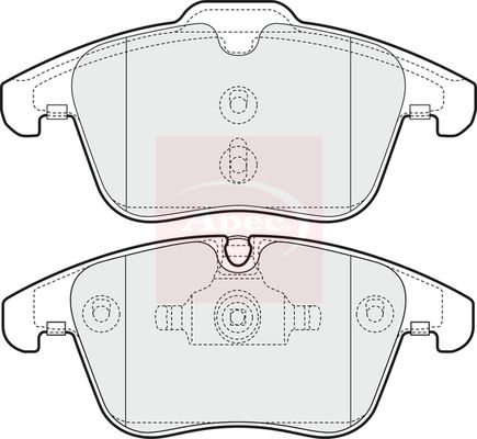 Apec Brake Pads Set PAD1602 - image 2