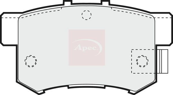 Apec Brake Pads Set PAD859 - image 2