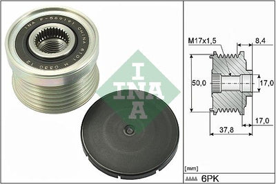 INA Overrunning Alternator Pulley 535029210