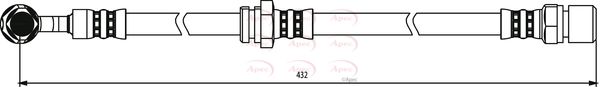 Apec Brake Hose HOS3817 - image 2