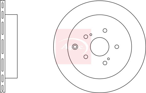 Apec Brake Disc DSK2852 - image 2