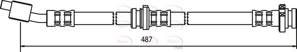 Apec Brake Hose HOS3343 - image 2