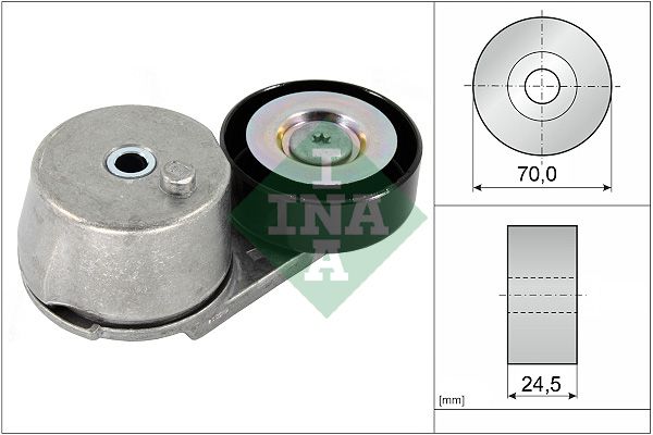 INA Drive Belt Tensioner Pulley 534070410 - image 2