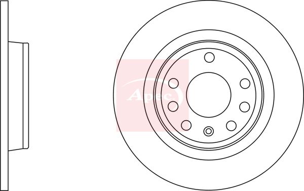 Apec Brake Disc DSK2717 - image 2