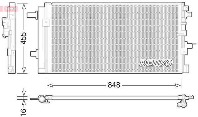 Denso Ac Condenser DCN02023 - image 2