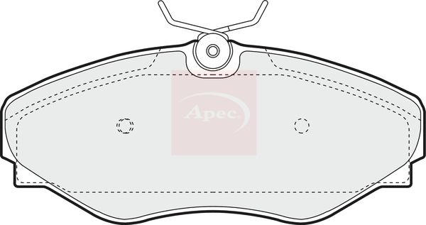 Apec Brake Pads Set PAD1272 - image 2