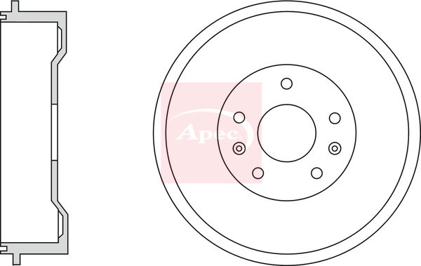 Apec Brake Drum DRM9229 - image 2