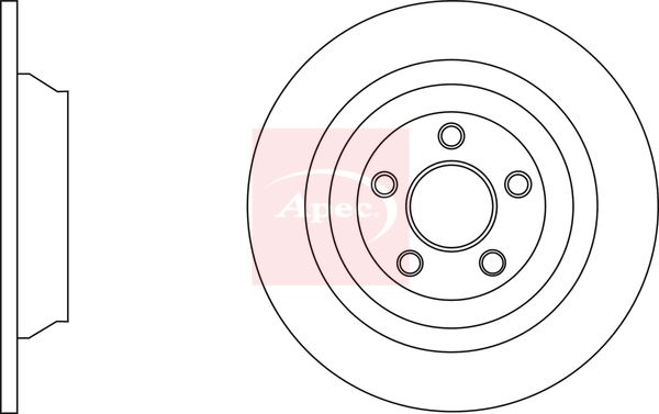 Apec Brake Disc DSK3179 - image 2