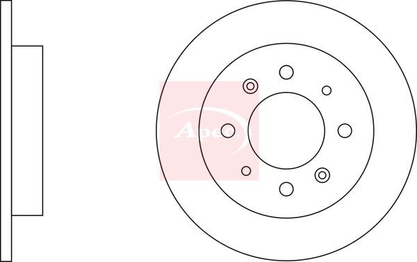 Apec Brake Disc DSK2296 - image 2