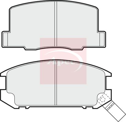 Apec Brake Pads Set PAD499 - image 2
