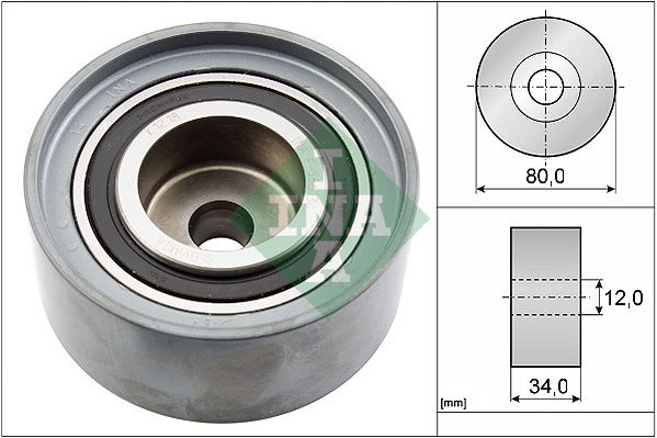 INA Timing Belt Deflection Guide Pulley 532052710 - image 2