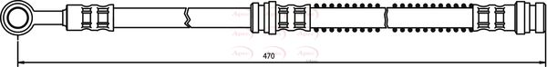 Apec Brake Hose HOS3123 - image 2