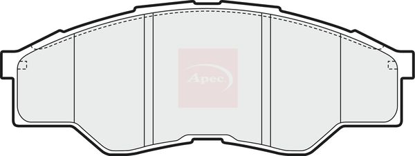 Apec Brake Pads Set PAD1606 - image 2