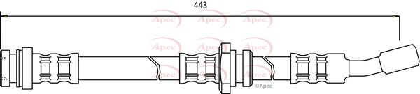 Apec Brake Hose HOS3119 - image 2