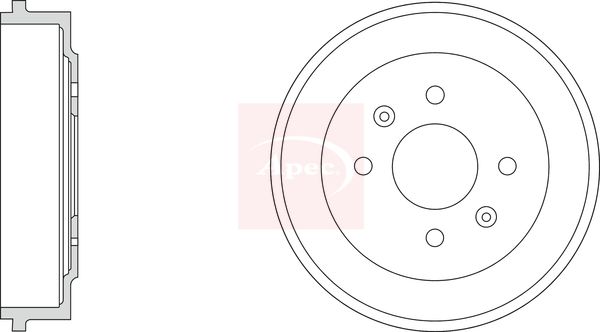Apec Brake Drum DRM9217 - image 2