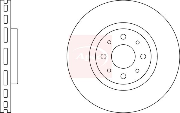 Apec Brake Disc DSK3878 - image 2