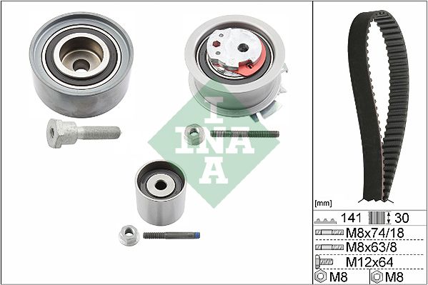 INA Timing Belt Kit 530046310 - image 2