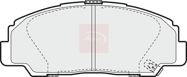 Apec Brake Pads Set PAD873 - image 2