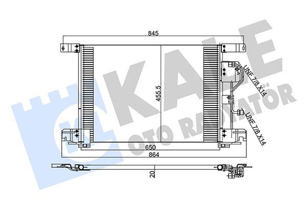 NRF Air Conditioning Condenser 350420 - image 2
