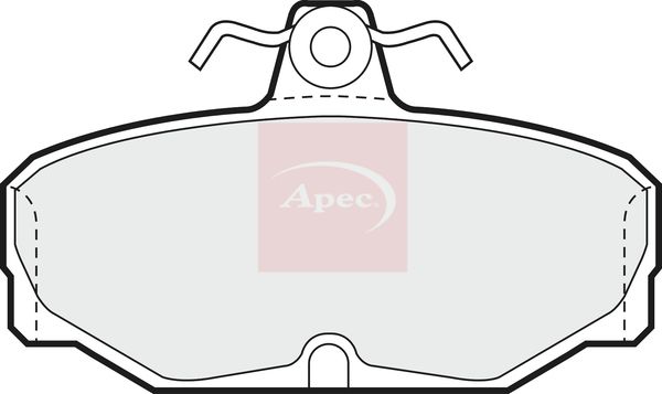 Apec Brake Pads Set PAD537 - image 2