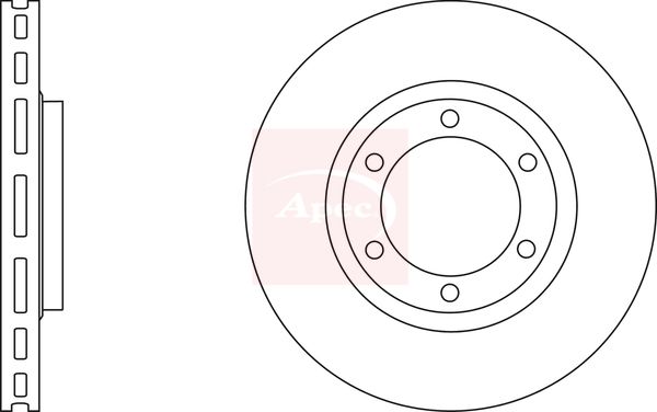 Apec Brake Disc DSK2619 - image 2