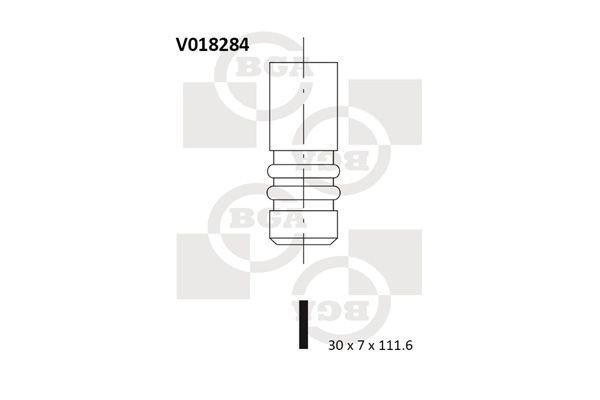 BGA Exhaust Valve V018284 - image 2