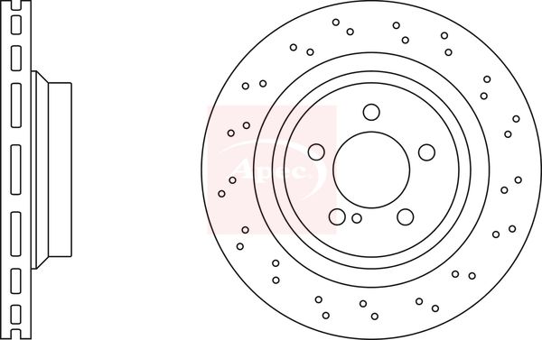 Apec Brake Disc DSK2435 - image 2
