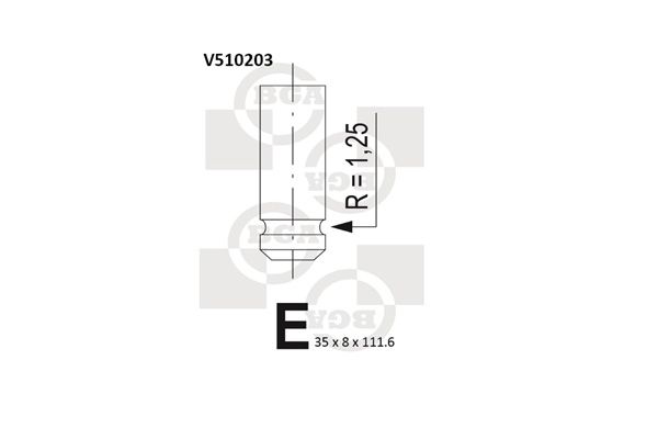 BGA Intake Valve Inlet V510203 - image 2