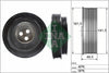 INA Crankshaft Pulley (tvd) 544016610 thumbnail