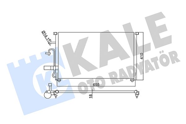 NRF Air Conditioning Condenser 350545 - image 2
