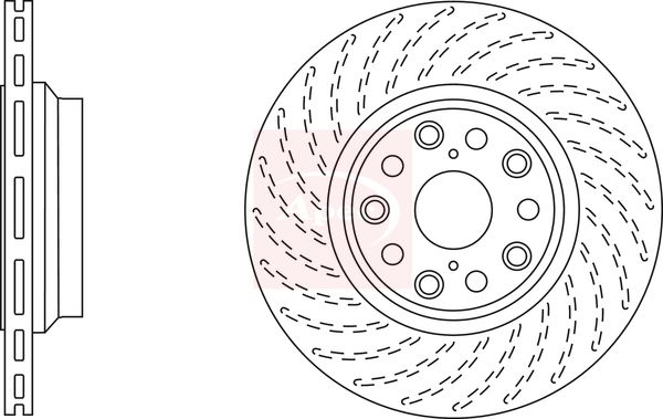 Apec Brake Disc DSK2831 - image 2