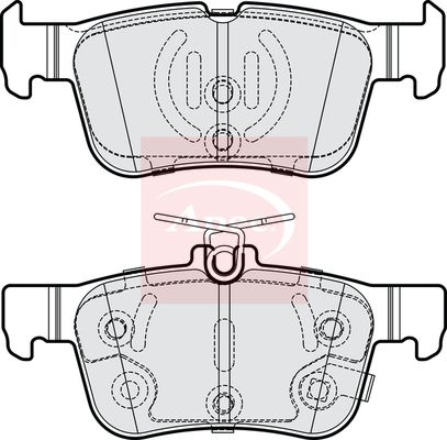 Apec Brake Pads Set PAD2284 - image 2