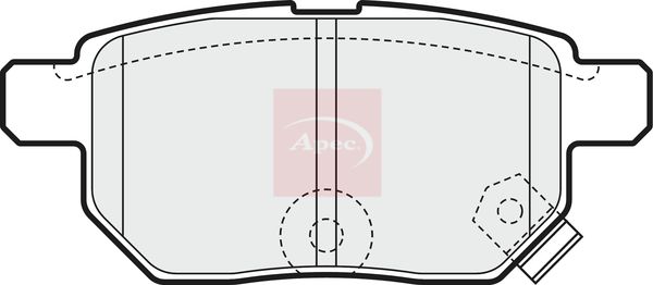 Apec Brake Pads Set PAD1578 - image 2