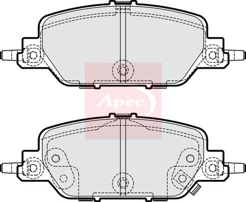 Apec Brake Pads Set PAD2322 - image 2