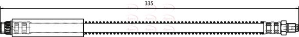 Apec Brake Hose HOS3167 - image 2