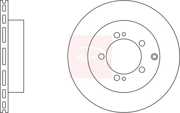 Apec Brake Disc DSK2261 - image 2