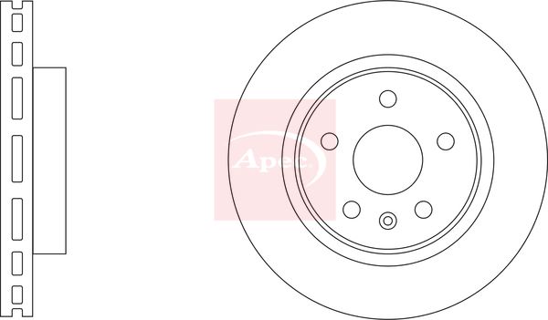 Apec Brake Disc DSK3428 - image 2